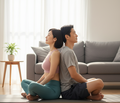 ピラティス夫婦